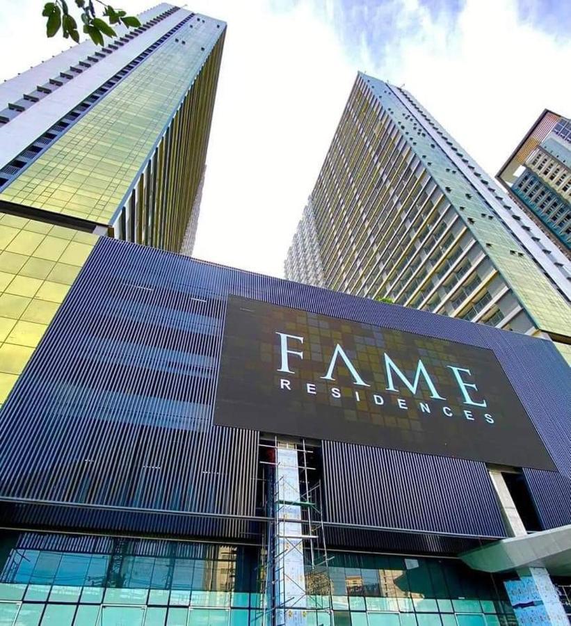 One Bedroom Condo Unit Fame Residences Manila Esterno foto