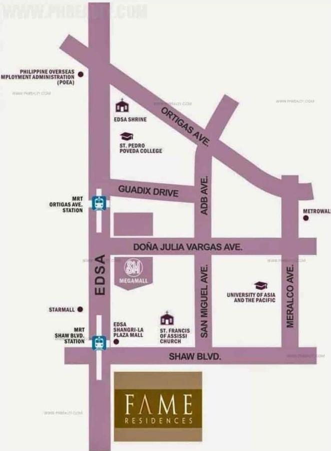 One Bedroom Condo Unit Fame Residences Manila Esterno foto